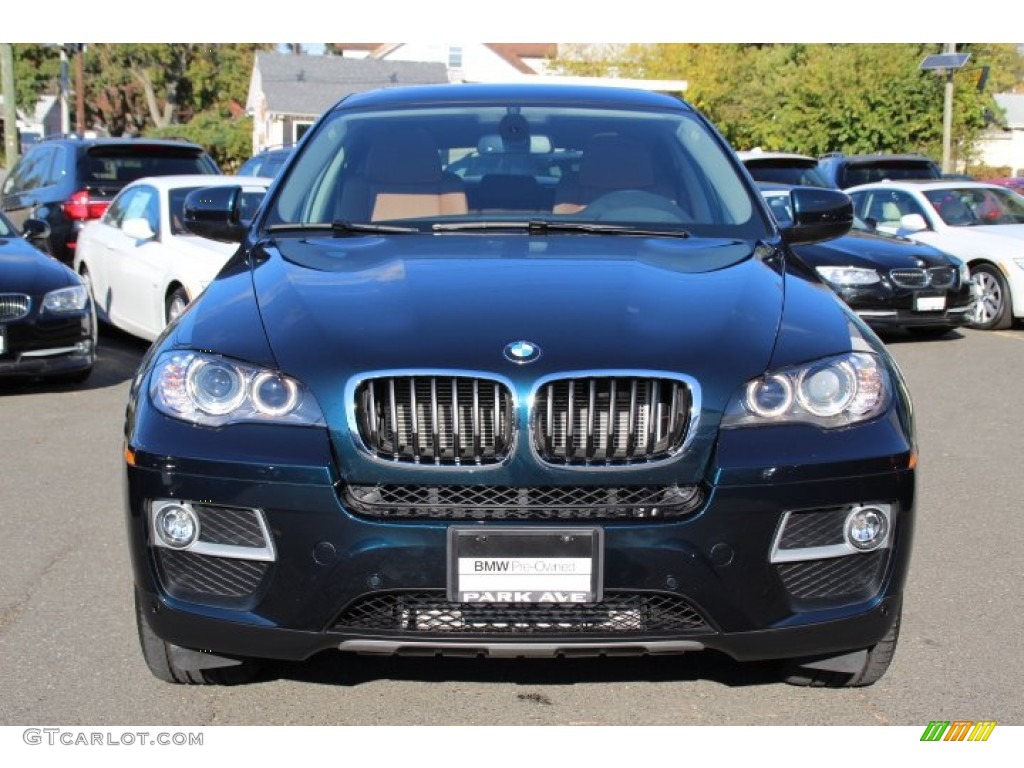 2013 X6 xDrive35i - Midnight Blue Metallic / Saddle Brown photo #8