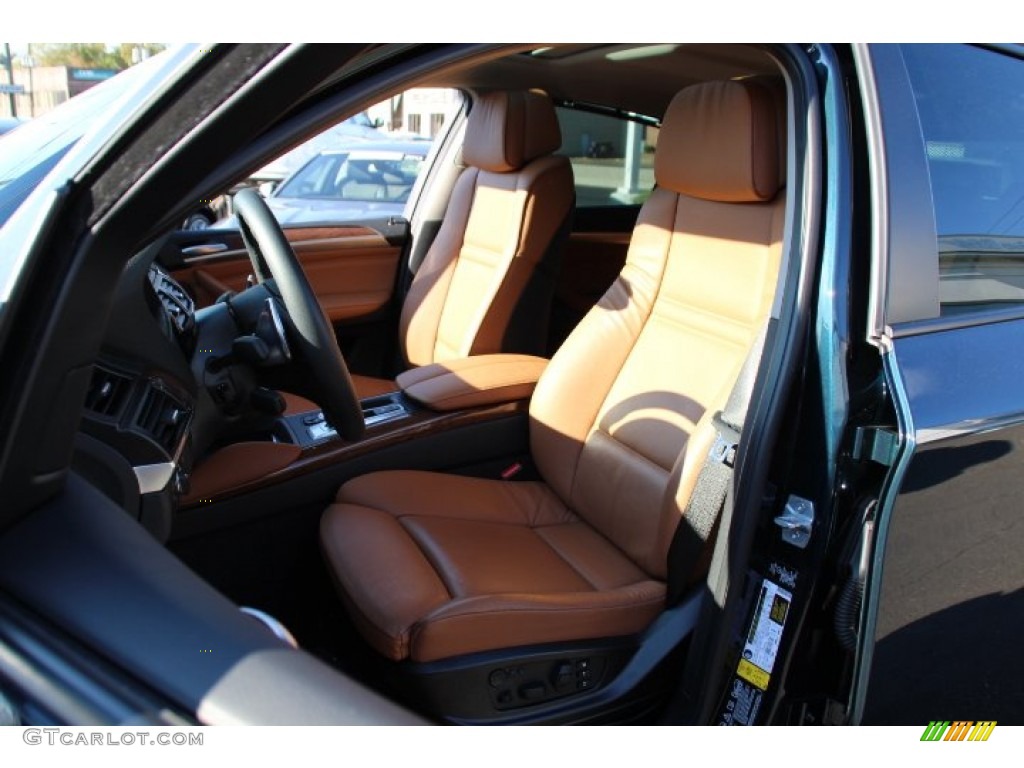 2013 X6 xDrive35i - Midnight Blue Metallic / Saddle Brown photo #12