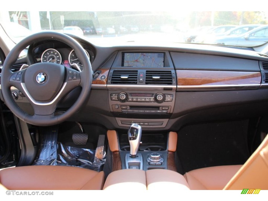 2013 X6 xDrive35i - Midnight Blue Metallic / Saddle Brown photo #13