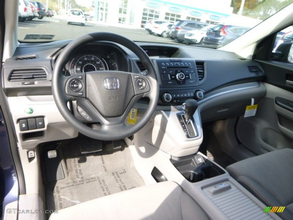 2014 CR-V LX AWD - Twilight Blue Metallic / Gray photo #12