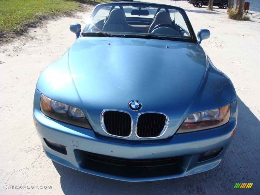 1999 Z3 2.3 Roadster - Atlanta Blue Metallic / Beige photo #2