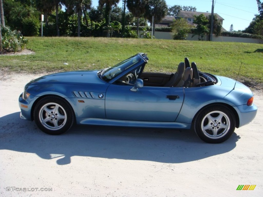 1999 Z3 2.3 Roadster - Atlanta Blue Metallic / Beige photo #4