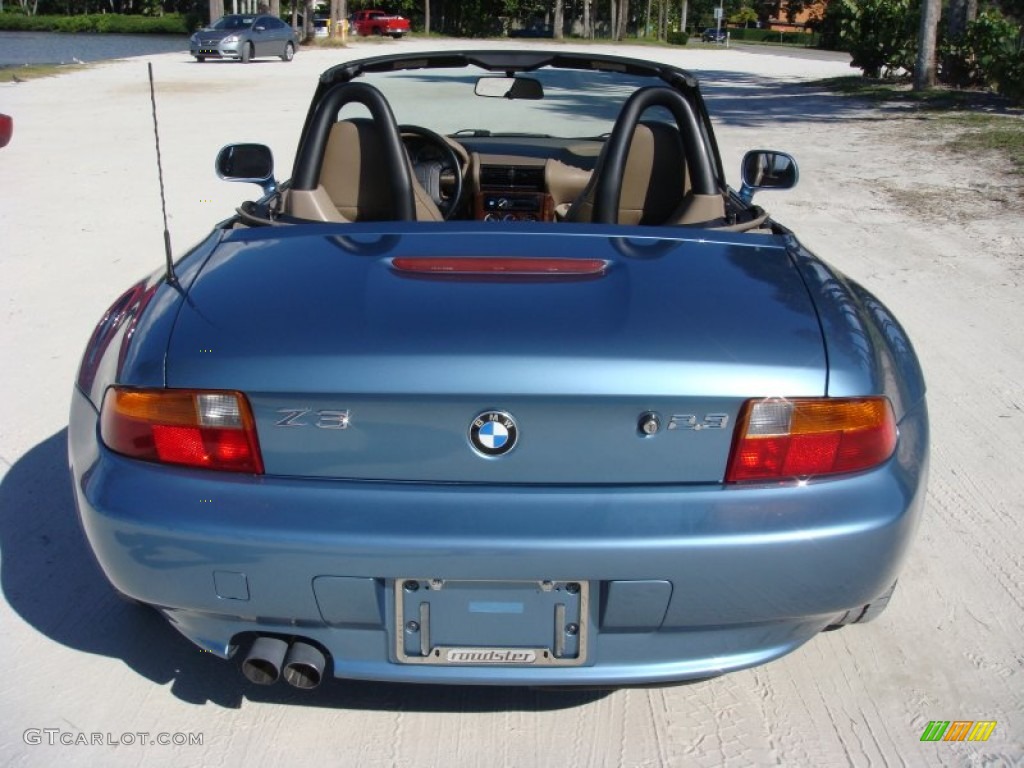 1999 Z3 2.3 Roadster - Atlanta Blue Metallic / Beige photo #6