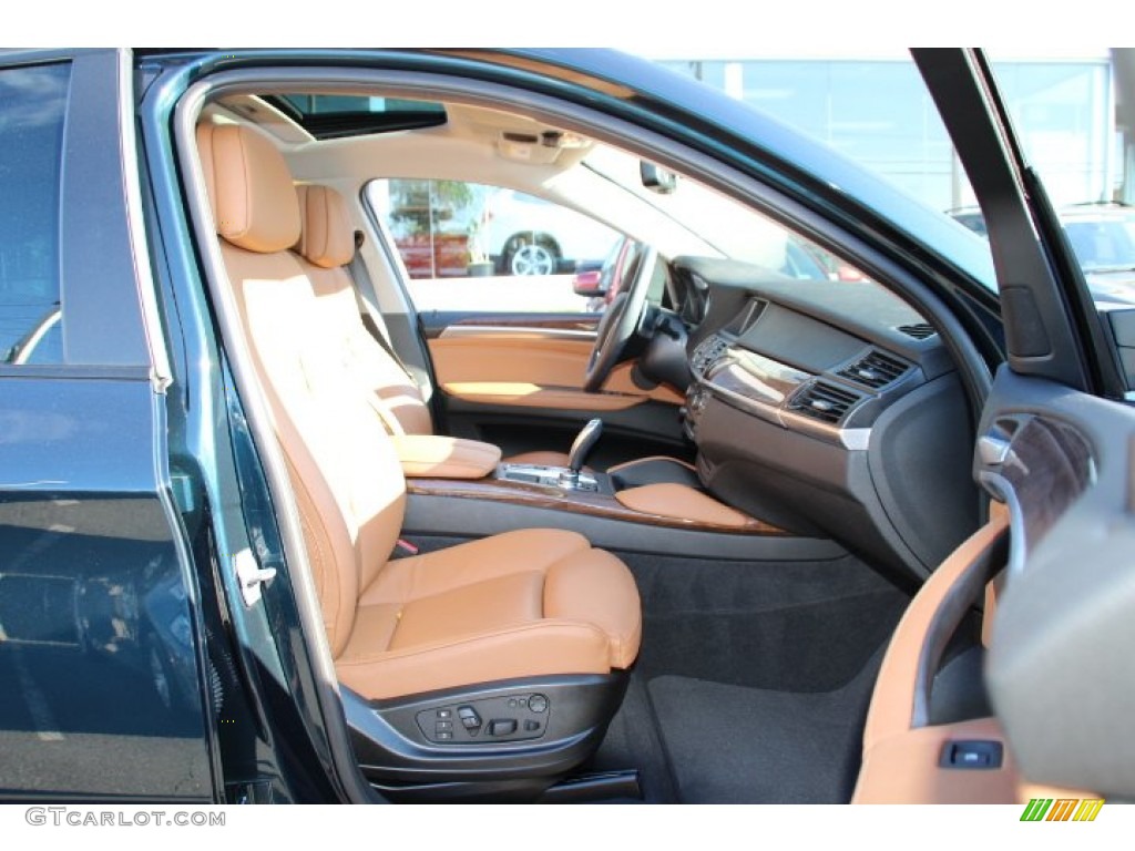 2013 X6 xDrive35i - Midnight Blue Metallic / Saddle Brown photo #28