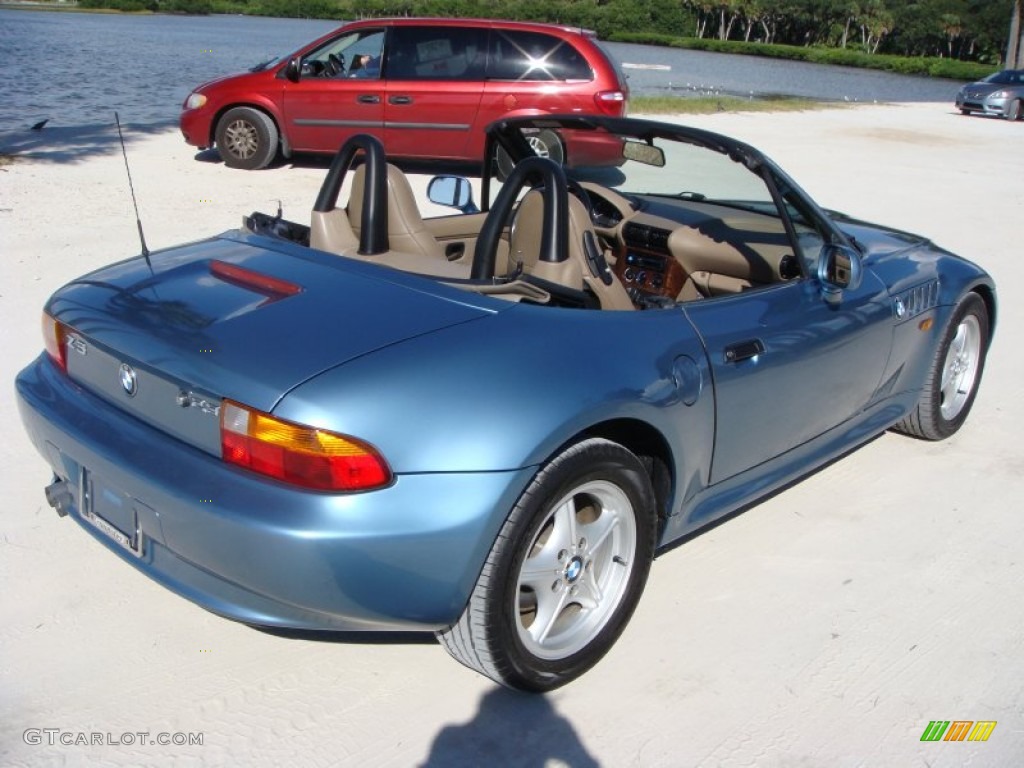 1999 Z3 2.3 Roadster - Atlanta Blue Metallic / Beige photo #7