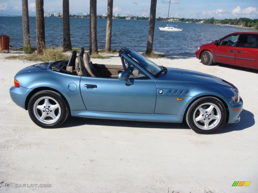 1999 Z3 2.3 Roadster - Atlanta Blue Metallic / Beige photo #8