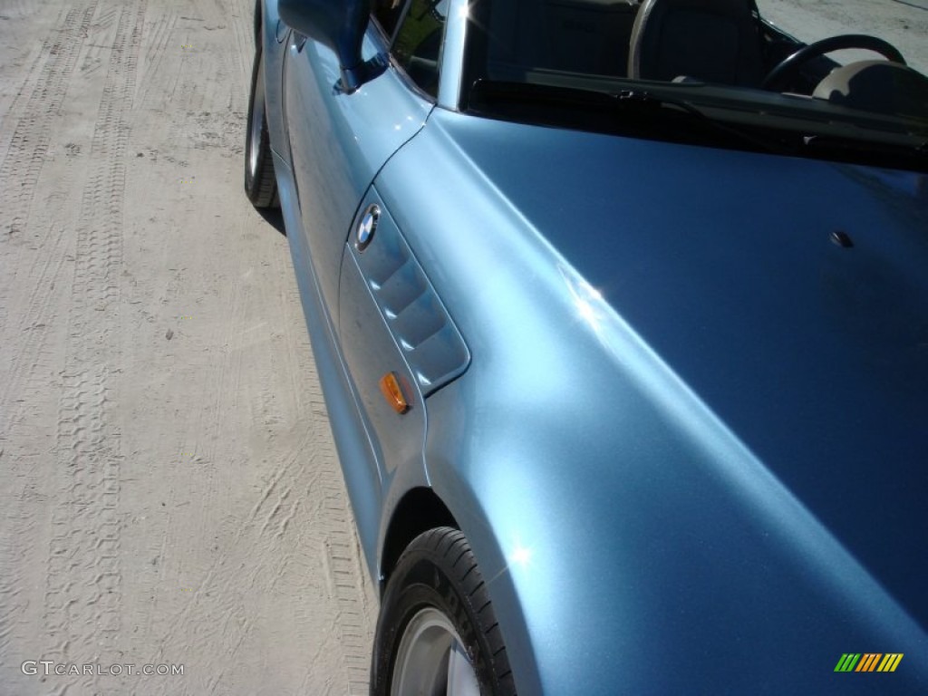 1999 Z3 2.3 Roadster - Atlanta Blue Metallic / Beige photo #9