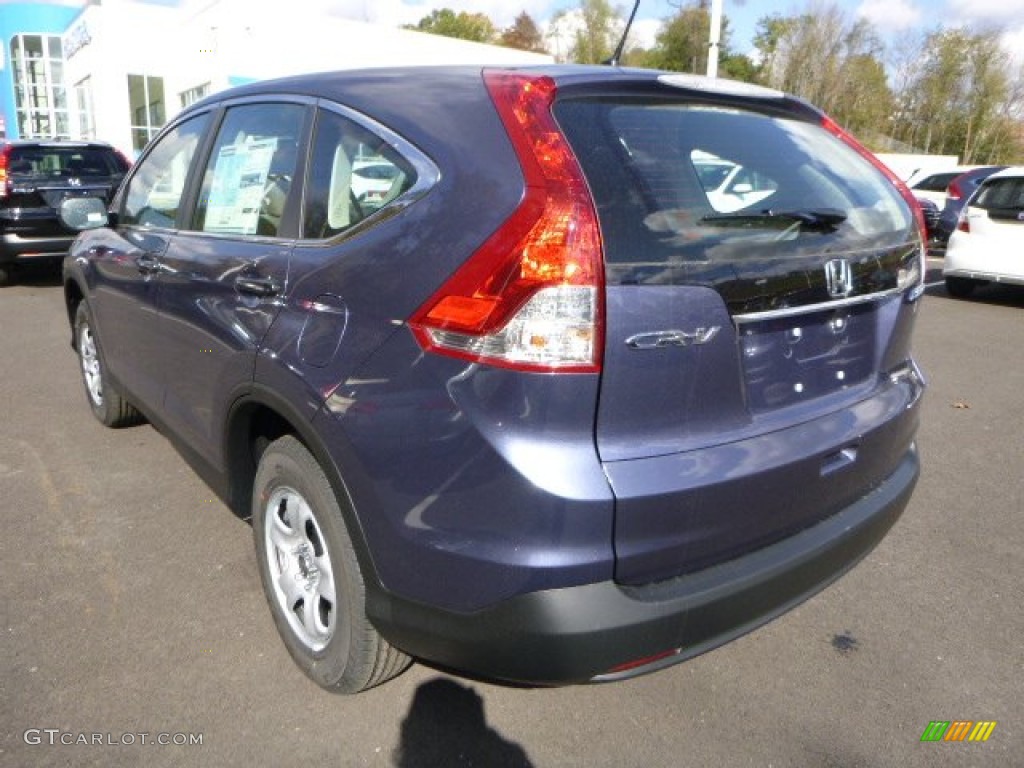 2014 CR-V LX AWD - Twilight Blue Metallic / Gray photo #5