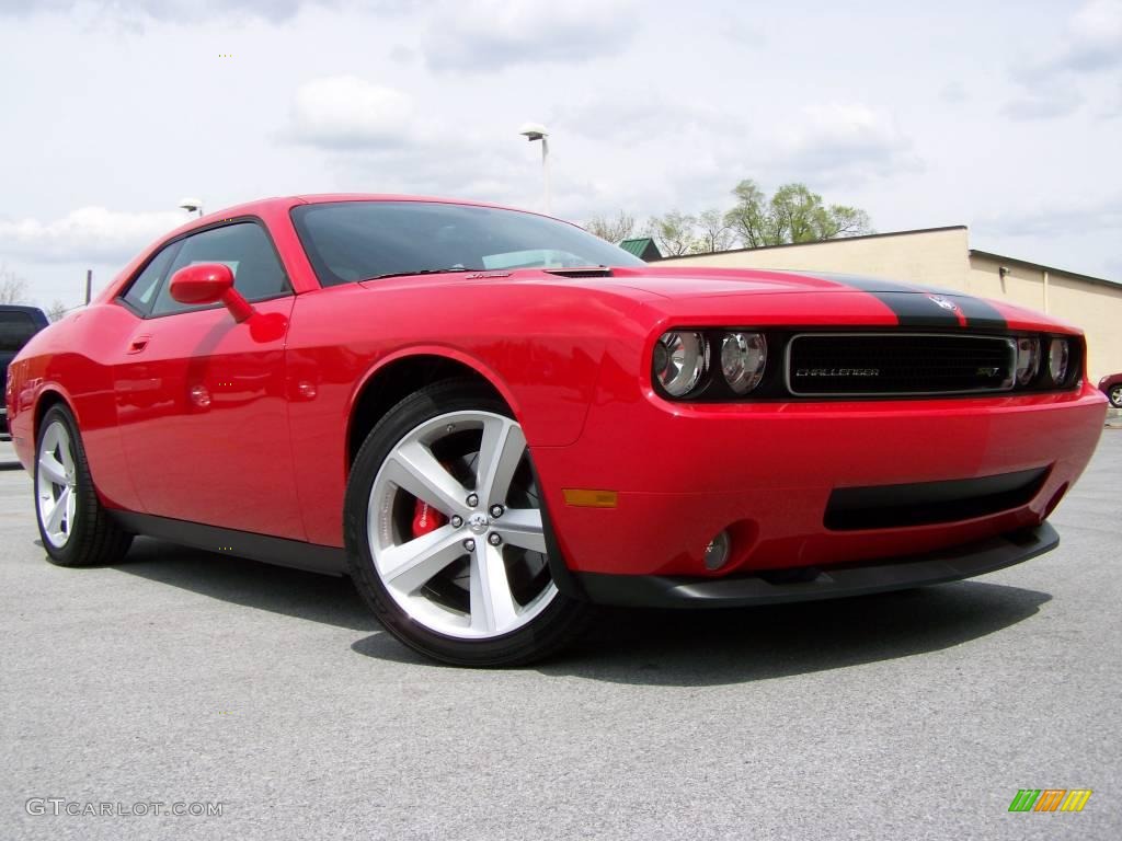 2009 Challenger SRT8 - TorRed / Dark Slate Gray photo #1