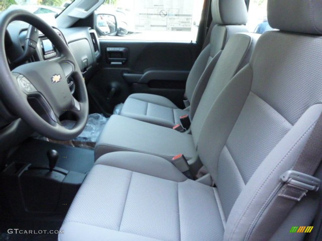 2014 Silverado 1500 WT Regular Cab 4x4 - Silver Ice Metallic / Jet Black/Dark Ash photo #13