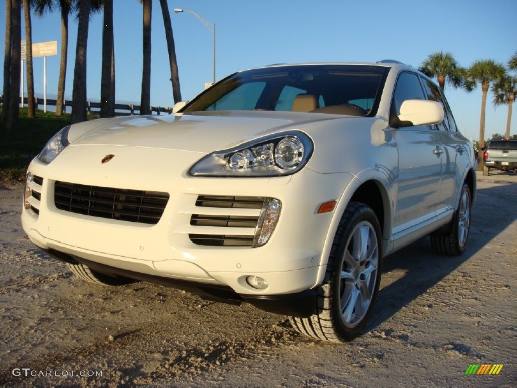 2008 Cayenne S - Sand White / Havanna/Sand Beige photo #33