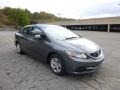 2013 Polished Metal Metallic Honda Civic LX Sedan  photo #1