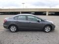 2013 Polished Metal Metallic Honda Civic LX Sedan  photo #2