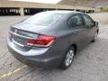 2013 Polished Metal Metallic Honda Civic LX Sedan  photo #3