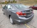 2013 Polished Metal Metallic Honda Civic LX Sedan  photo #5