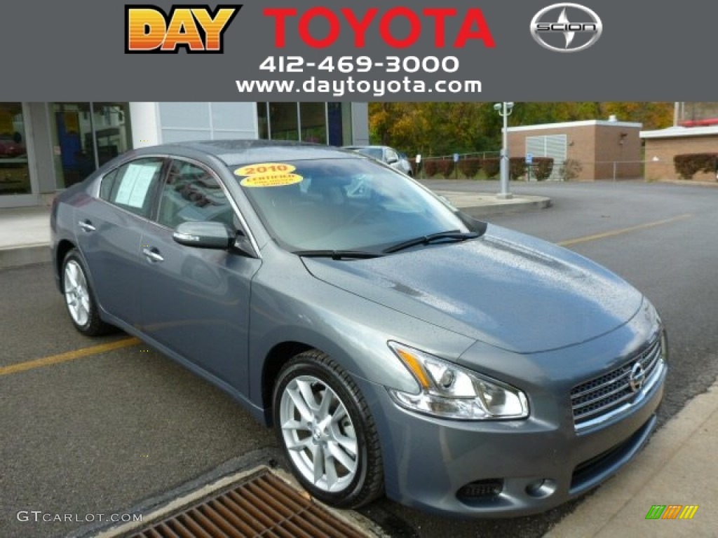 2010 Maxima 3.5 SV - Mystic Jade Green / Charcoal photo #1