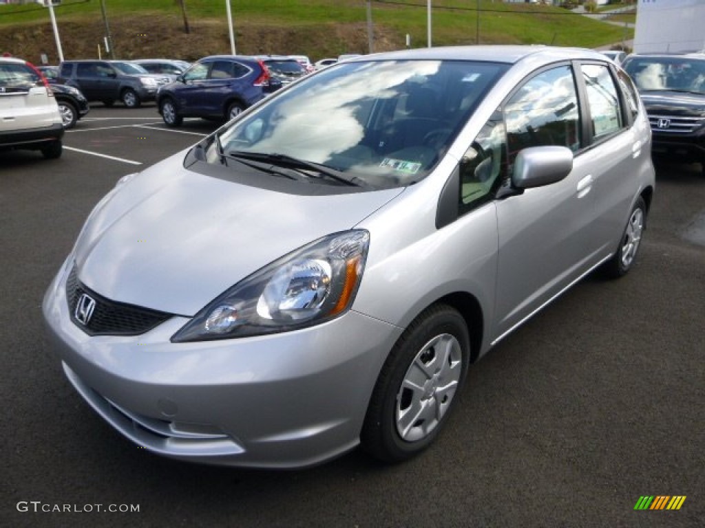 Alabaster Silver Metallic 2013 Honda Fit Standard Fit Model Exterior Photo #87265599