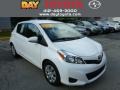 Super White 2012 Toyota Yaris L 5 Door