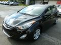 2012 Midnight Black Hyundai Elantra GLS  photo #7