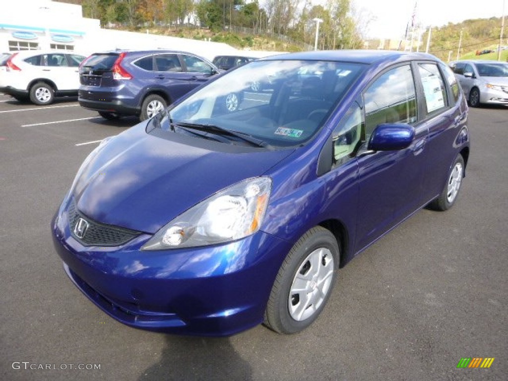 Vortex Blue Pearl 2013 Honda Fit Standard Fit Model Exterior Photo #87266403