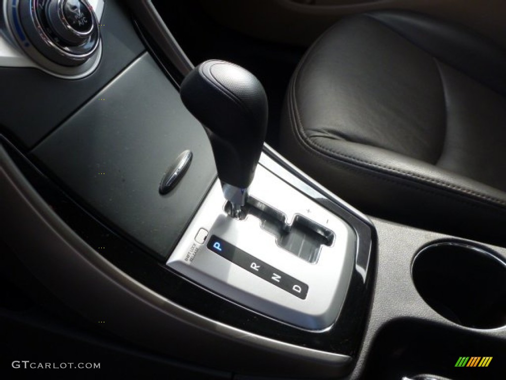 2012 Elantra GLS - Midnight Black / Beige photo #17