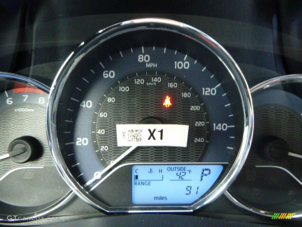 2014 Toyota Corolla LE Gauges Photo #87267369