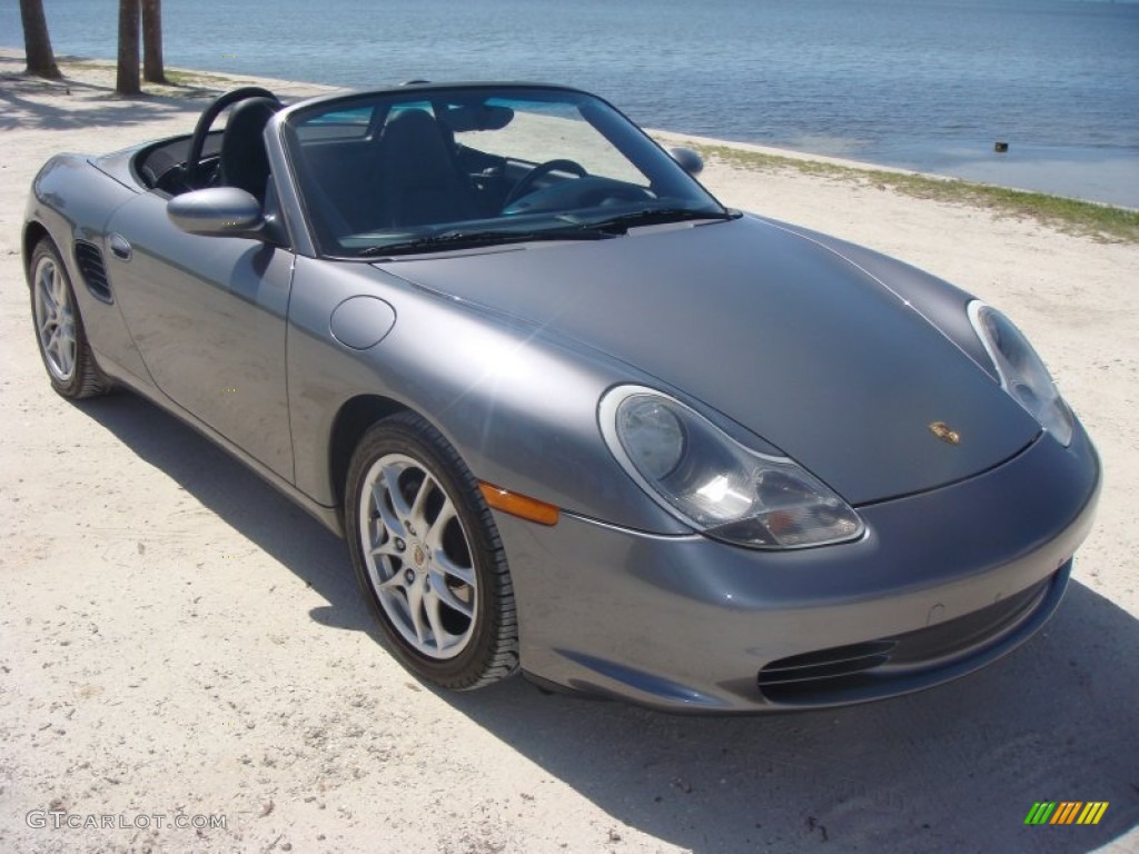 2004 Boxster  - Seal Grey Metallic / Black photo #1