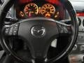 2005 Mazda MAZDA6 Black Interior Steering Wheel Photo