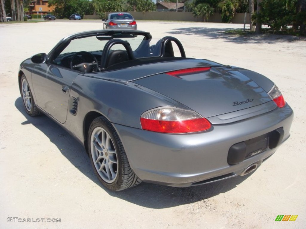 Seal Grey Metallic 2004 Porsche Boxster Standard Boxster Model Exterior Photo #87267630