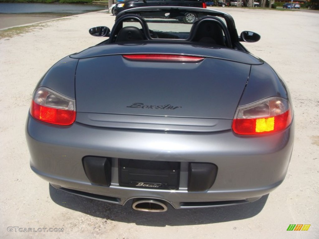 Seal Grey Metallic 2004 Porsche Boxster Standard Boxster Model Exterior Photo #87267648