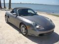 2004 Seal Grey Metallic Porsche Boxster   photo #22