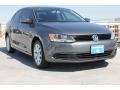 2011 Platinum Gray Metallic Volkswagen Jetta SE Sedan  photo #1