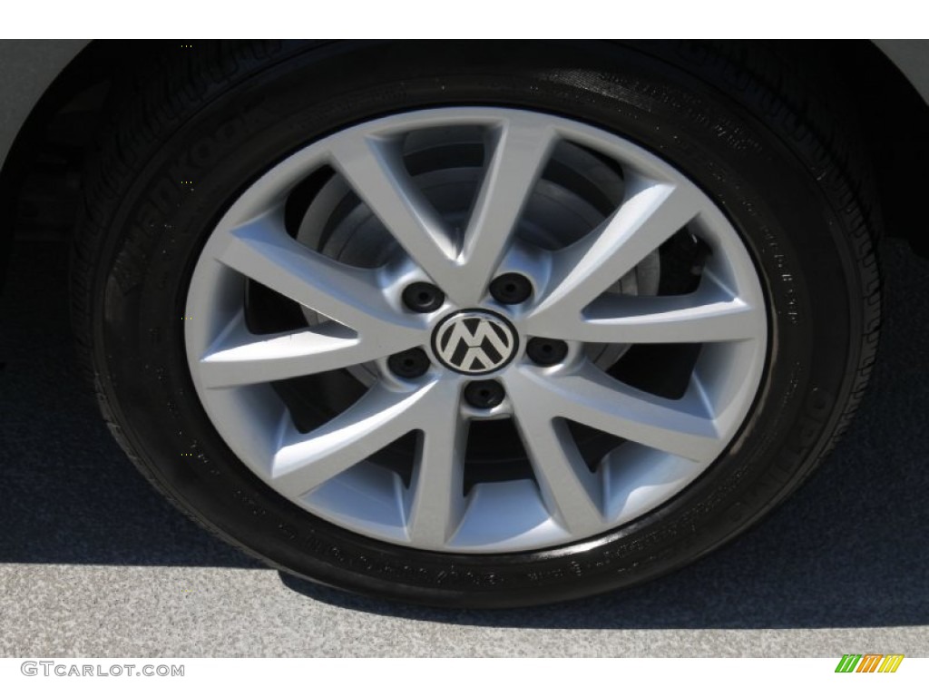 2011 Jetta SE Sedan - Platinum Gray Metallic / Titan Black photo #6