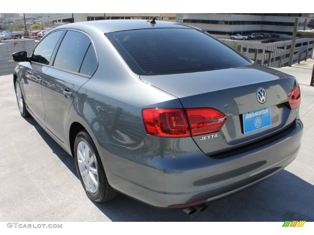 2011 Jetta SE Sedan - Platinum Gray Metallic / Titan Black photo #7
