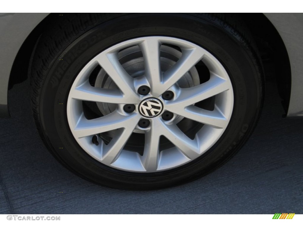 2011 Jetta SE Sedan - Platinum Gray Metallic / Titan Black photo #10