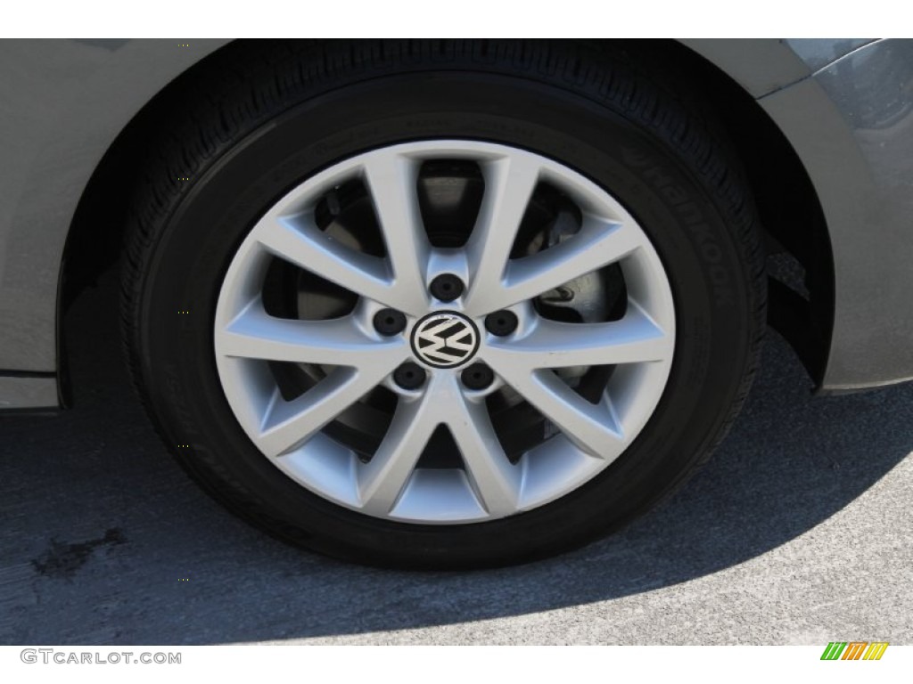 2011 Jetta SE Sedan - Platinum Gray Metallic / Titan Black photo #12