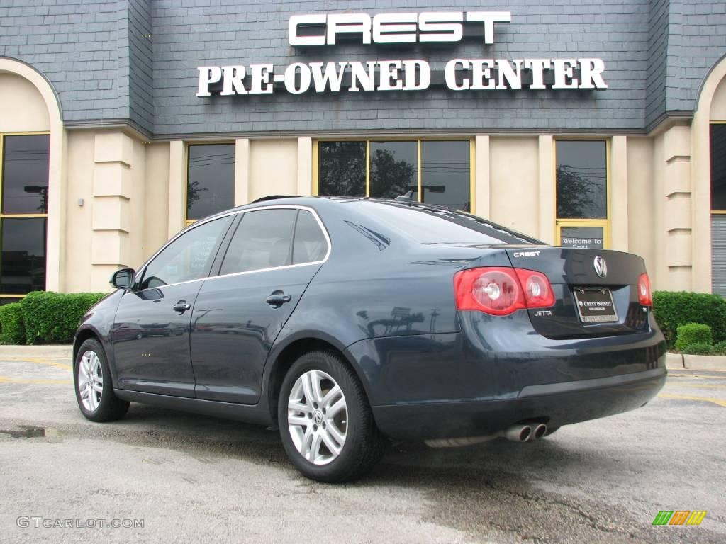 2007 Jetta 2.5 Sedan - Blue Graphite Metallic / Anthracite photo #5