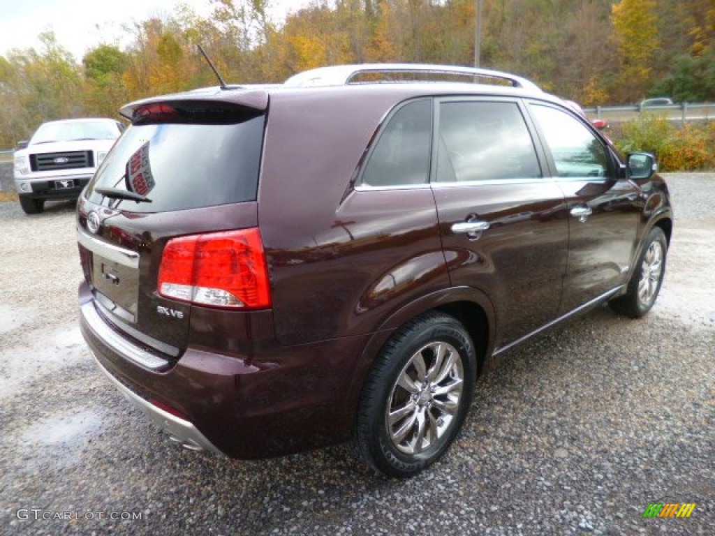 Dark Cherry 2012 Kia Sorento SX V6 AWD Exterior Photo #87268932