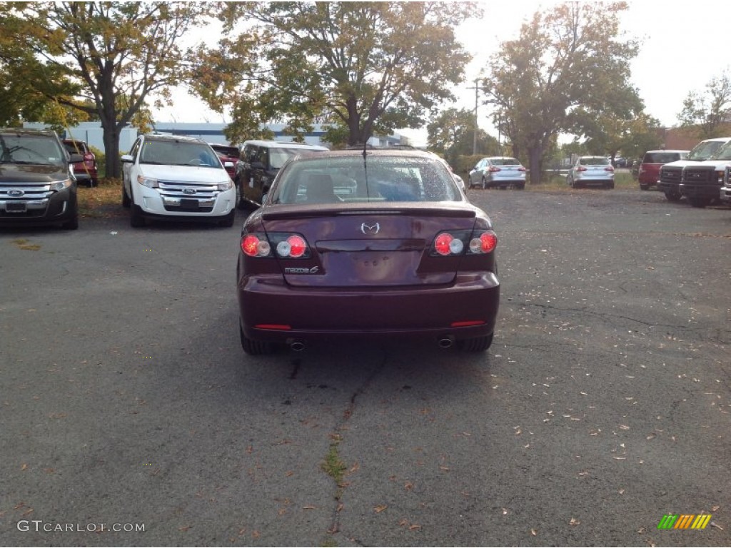 2010 MAZDA6 i Touring Sedan - Black Cherry Metallic / Black photo #6