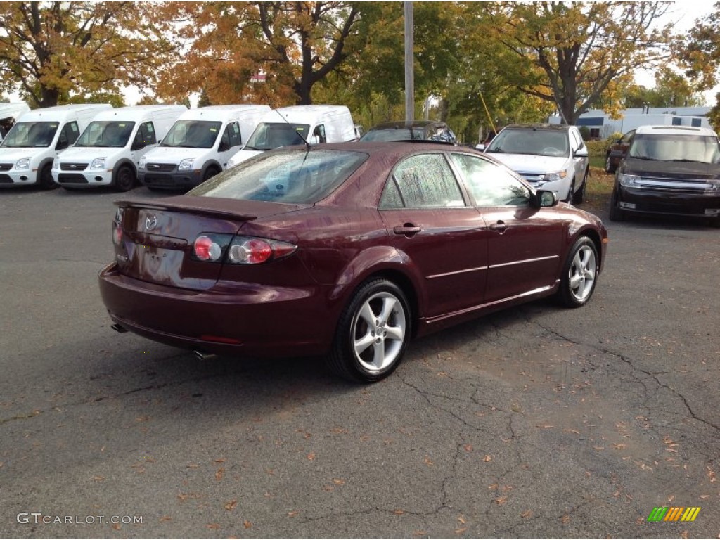 2010 MAZDA6 i Touring Sedan - Black Cherry Metallic / Black photo #7