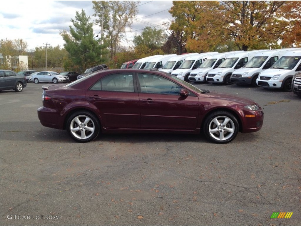 2010 MAZDA6 i Touring Sedan - Black Cherry Metallic / Black photo #8
