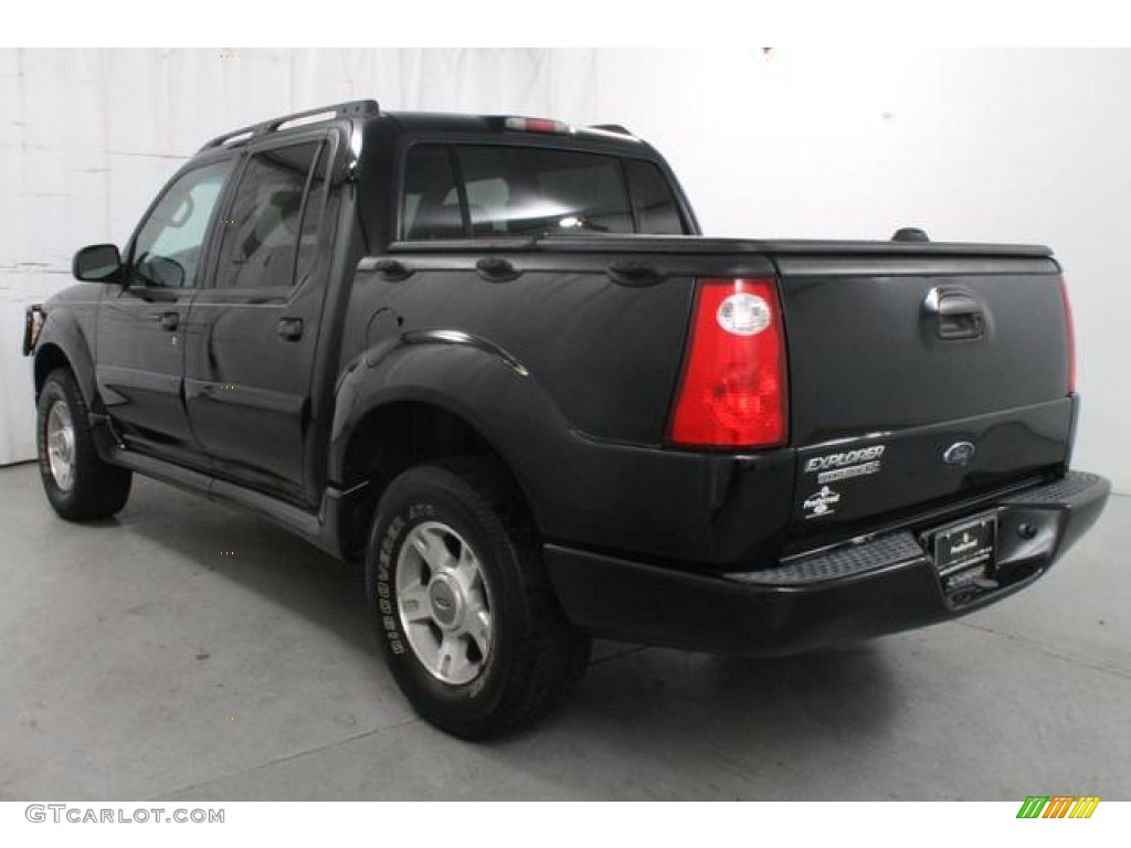 2004 Explorer Sport Trac XLT 4x4 - Black Clearcoat / Medium Dark Flint/Dark Flint photo #10