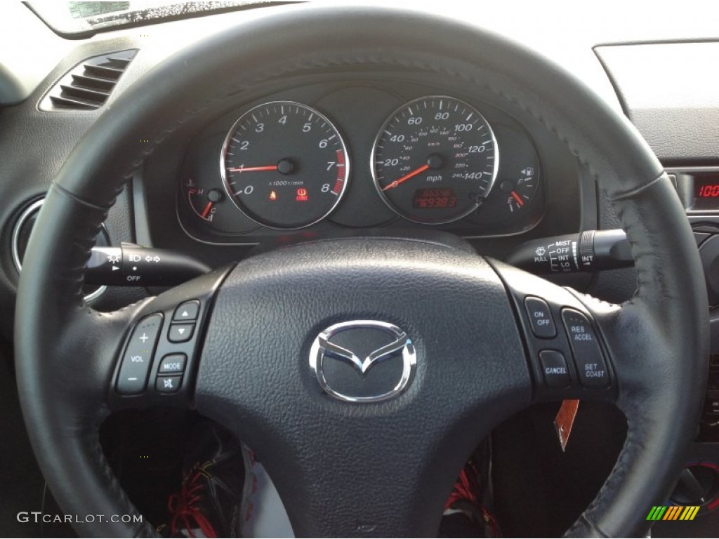 2010 MAZDA6 i Touring Sedan - Black Cherry Metallic / Black photo #14