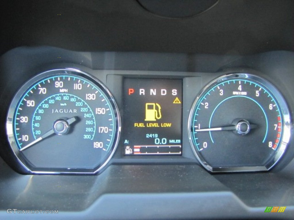 2013 Jaguar XF I4 T Gauges Photo #87270693