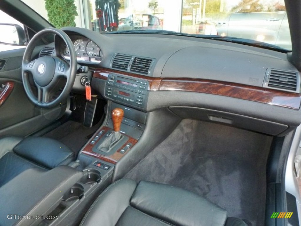 2000 BMW 3 Series 323i Convertible Black Dashboard Photo #87270918