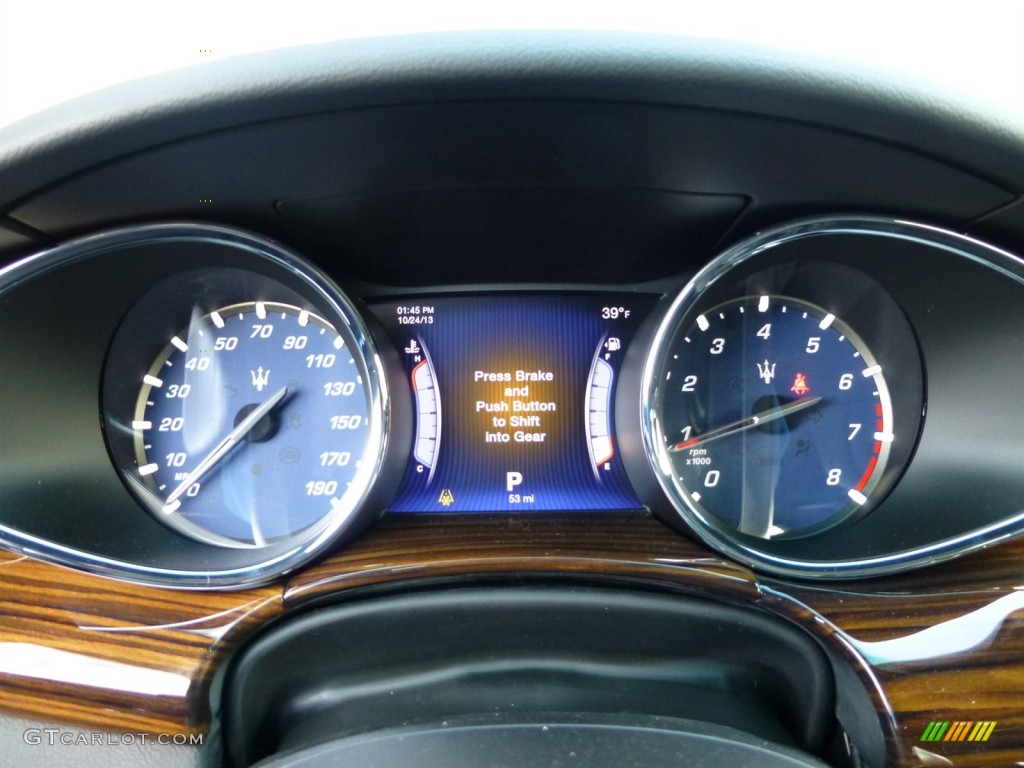 2014 Maserati Quattroporte S Q4 AWD Gauges Photo #87271866