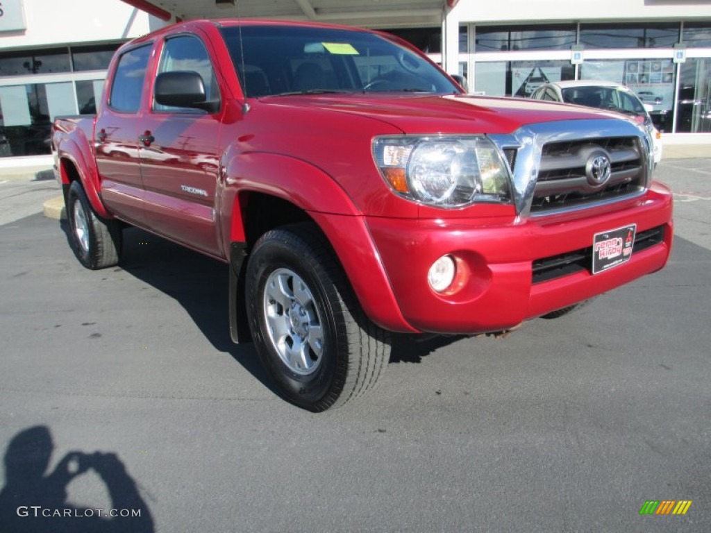 Barcelona Red Metallic Toyota Tacoma