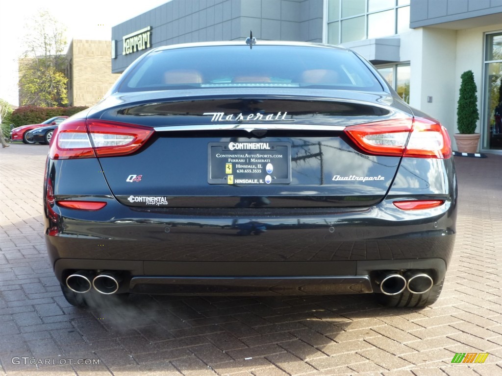 2014 Quattroporte S Q4 AWD - Nero Ribelle (Black Metallic) / Cuoio photo #4