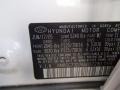 WI: Nordic White 2006 Hyundai Santa Fe GLS 4WD Color Code