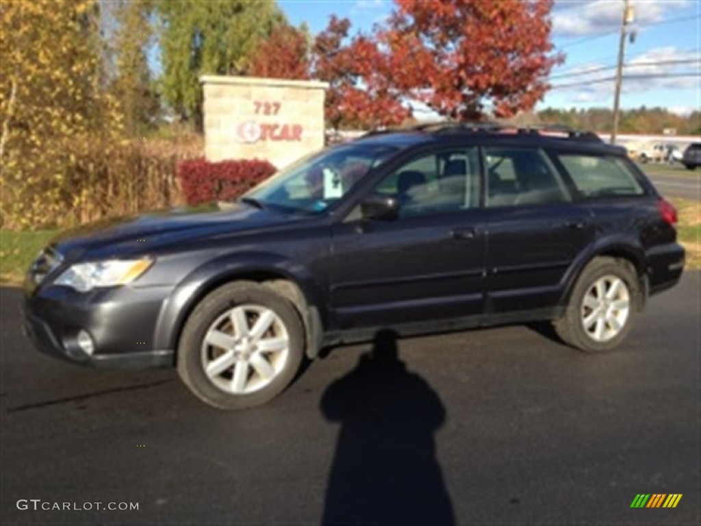 2008 Outback 2.5i Limited Wagon - Diamond Gray Metallic / Off Black photo #1